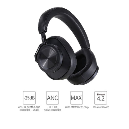 Bluedio T6 Bluetooth Version 5.0 Headset Bluetooth Headset(Black) - Headset & Headphone by Bluedio | Online Shopping South Africa | PMC Jewellery | Buy Now Pay Later Mobicred