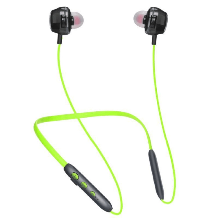 BH-I37 Bluetooth 5.0 Wire-controlled Bluetooth Earphone Built-in High-fidelity Microphone, Support Call (Green) - Bluetooth Earphone by PMC TechLife | Online Shopping South Africa | PMC TechLife