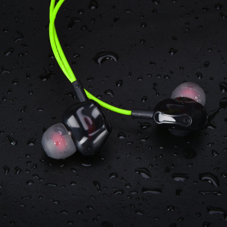 BH-I37 Bluetooth 5.0 Wire-controlled Bluetooth Earphone Built-in High-fidelity Microphone, Support Call (Green) - Bluetooth Earphone by PMC TechLife | Online Shopping South Africa | PMC TechLife