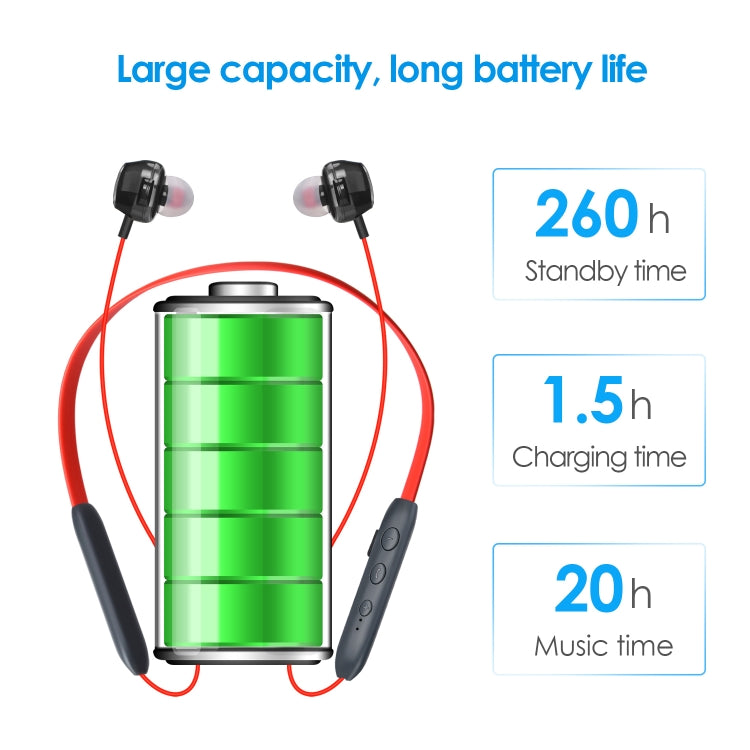 BH-I37 Bluetooth 5.0 Wire-controlled Bluetooth Earphone Built-in High-fidelity Microphone, Support Call (Green) - Bluetooth Earphone by PMC TechLife | Online Shopping South Africa | PMC TechLife