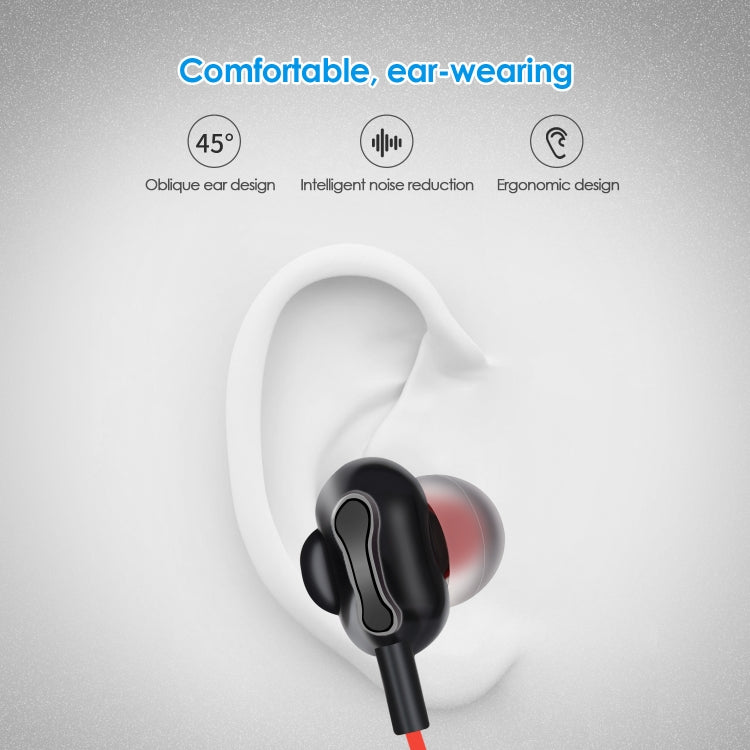 BH-I37 Bluetooth 5.0 Wire-controlled Bluetooth Earphone Built-in High-fidelity Microphone, Support Call (Green) - Bluetooth Earphone by PMC TechLife | Online Shopping South Africa | PMC TechLife