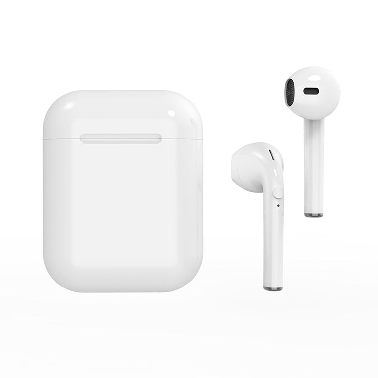 i9 Wireless TWS Sport Bilateral Stereo Bluetooth 5.0 Headset with Charging Box, Push-button Version(White) - TWS Earphone by PMC TechLife | Online Shopping South Africa | PMC TechLife