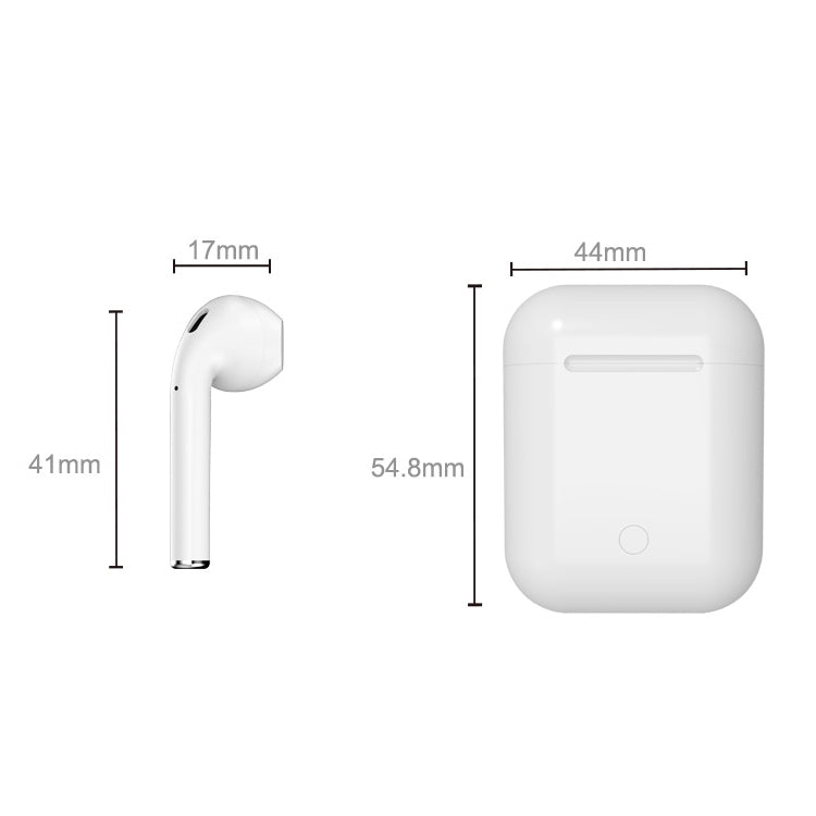 i9 Touch Wireless TWS Sport Bilateral Stereo Bluetooth 5.0 Headset with Charging Box, Touch Version (White) - TWS Earphone by PMC TechLife | Online Shopping South Africa | PMC TechLife