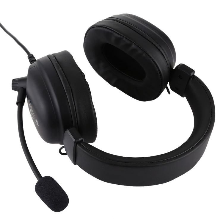 HAMTOD V6800 Dual 3.5mm + USB Interface Wired Gaming Headset, Cable Length: 2.1m - Multimedia Headset by HAMTOD | Online Shopping South Africa | PMC Jewellery