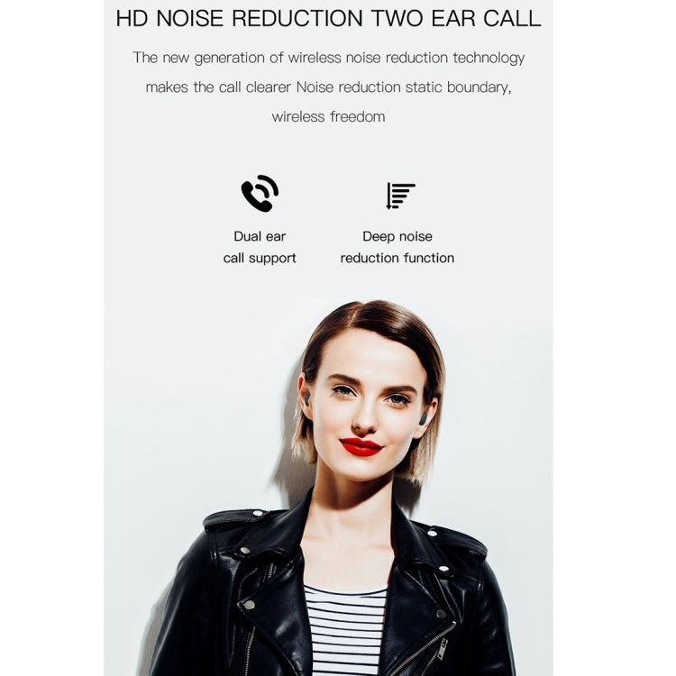 H6 TWS Bluetooth 5.0 Wireless Bluetooth Earphone with Digital Display & Charging Box, Support for Siri & HD Calls - TWS Earphone by PMC Jewellery | Online Shopping South Africa | PMC Jewellery