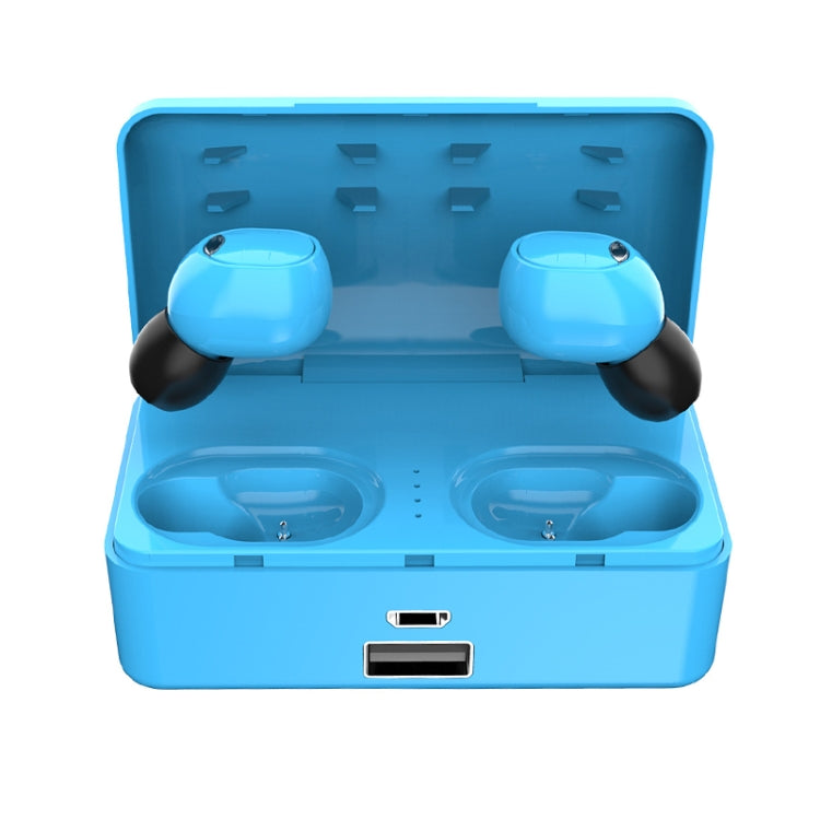 G10 TWS Bluetooth 5.0 Wireless Bluetooth Earphone with Charging Box, Support Digital Display & HD Call & Power Bank(Blue) - TWS Earphone by PMC Jewellery | Online Shopping South Africa | PMC Jewellery