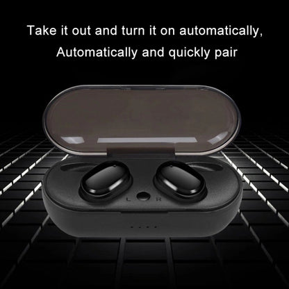 TWS-4 IPX5 Waterproof Bluetooth 5.0 Touch Wireless Bluetooth Earphone with Charging Box, Support HD Call & Voice Prompts(Black) - TWS Earphone by PMC Jewellery | Online Shopping South Africa | PMC Jewellery