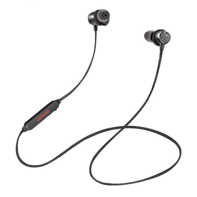 Original Lenovo X1 Magnetic In-Ear Wireless Sports Bluetooth 5.0 Earphone(Black) - Neck-mounted Earphone by Lenovo | Online Shopping South Africa | PMC Jewellery