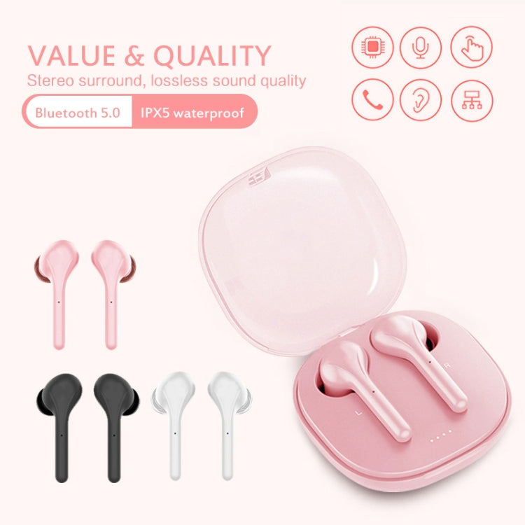 K88 Bluetooth 5.0 TWS Touch Binaural Wireless Stereo Sports Bluetooth Earphone with Charging Box(White) - TWS Earphone by PMC Jewellery | Online Shopping South Africa | PMC Jewellery