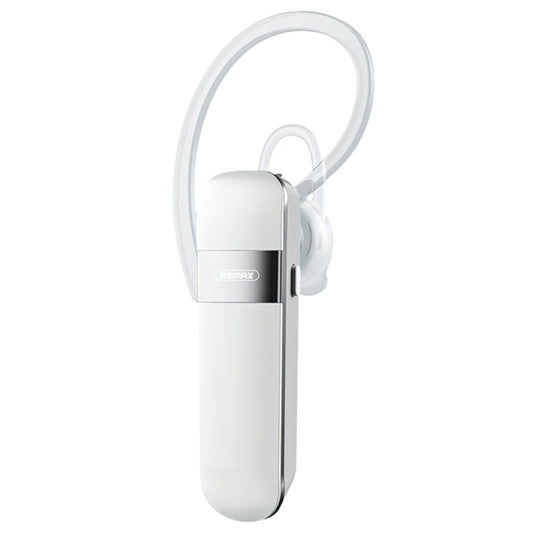 REMAX RB-T36 Single Hanging Ear Bluetooth 5.0 Business Call Wireless Bluetooth Earphone (White) - Bluetooth Earphone by REMAX | Online Shopping South Africa | PMC Jewellery | Buy Now Pay Later Mobicred