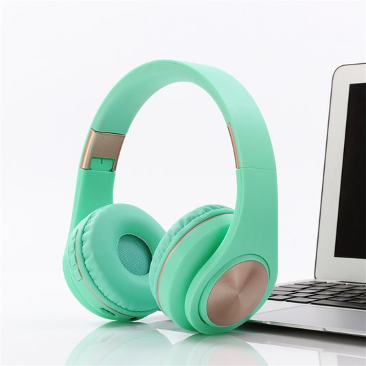 A1 Bluetooth 4.2 Candy Color Super Base Bluetooth Headphone, Support Music Play & Switching & Volume Control & Answer(Green) - Headset & Headphone by PMC Jewellery | Online Shopping South Africa | PMC Jewellery