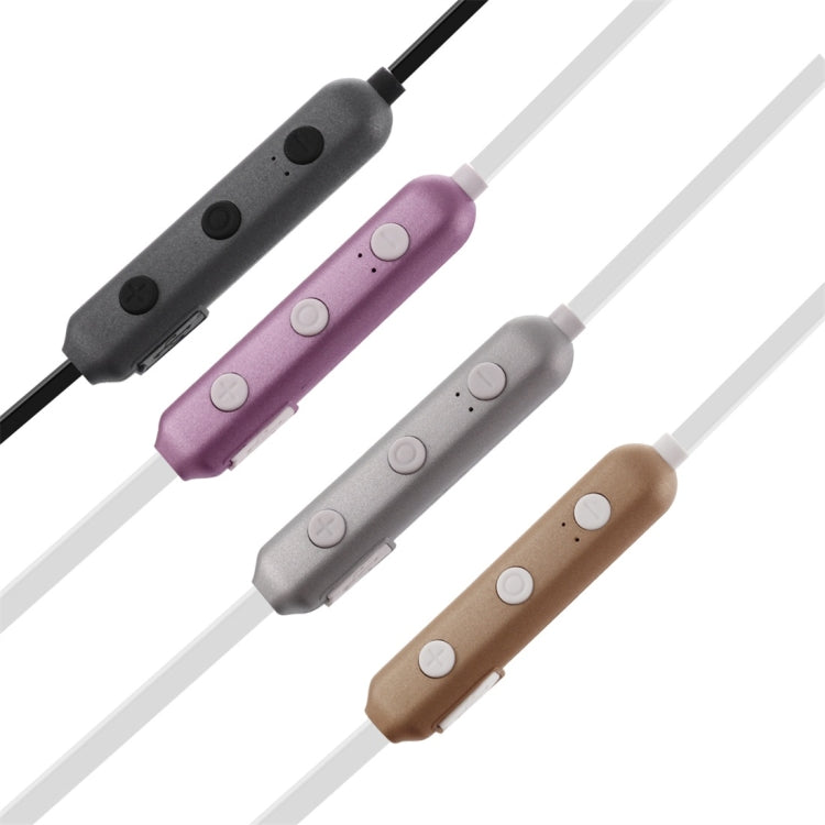 BT-900 Bluetooth 4.2 Hanging Neck Design Bluetooth Headset, Support Music Play & Switching & Volume Control & Answer(Rose Gold) - Neck-mounted Earphone by PMC TechLife | Online Shopping South Africa | PMC TechLife