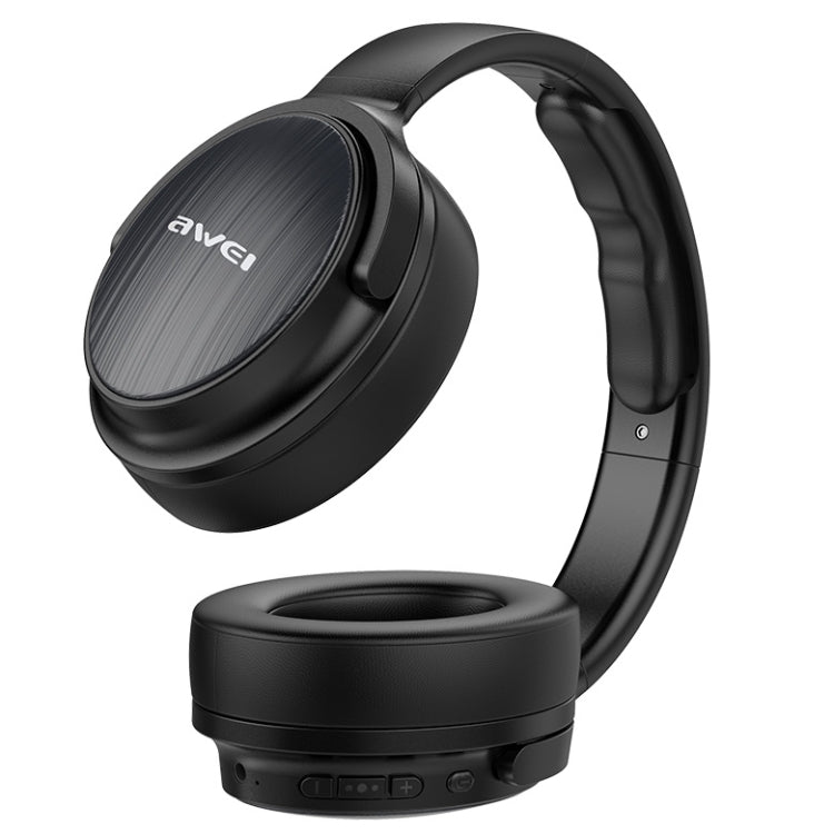 awei A780BL Bluetooth 5.0 Foldable Bass Wireless Bluetooth Headphone with 3.5mm Aux Jack - Headset & Headphone by awei | Online Shopping South Africa | PMC Jewellery | Buy Now Pay Later Mobicred