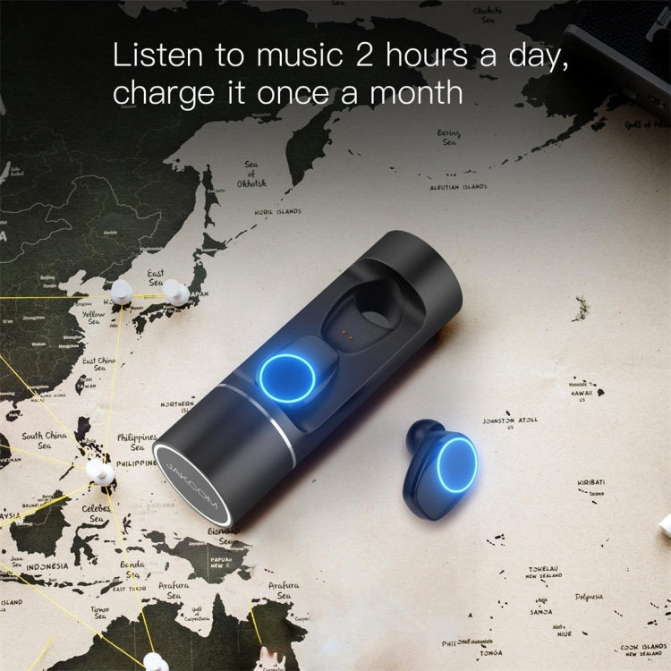 JAKCOM TWS Bluetooth 5.0 Multi-function Waterproof Wireless Bluetooth Headset(Black) - TWS Earphone by JAKCOM | Online Shopping South Africa | PMC Jewellery