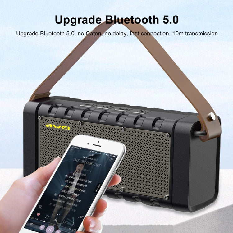 awei Y668 20W TWS Outdoor Bluetooth Speaker - Desktop Speaker by awei | Online Shopping South Africa | PMC Jewellery | Buy Now Pay Later Mobicred