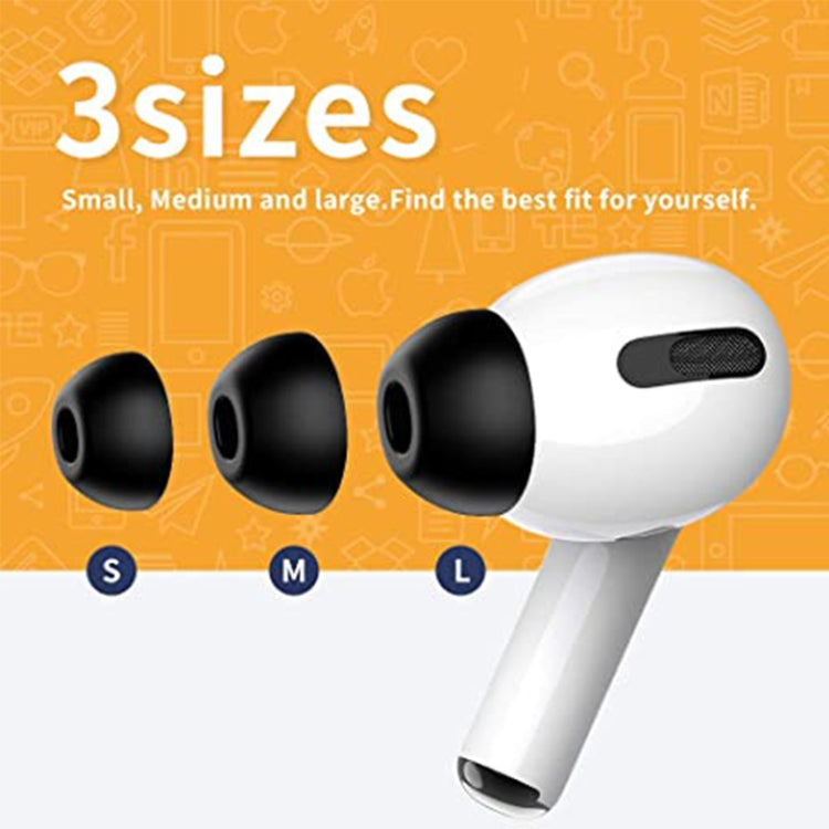 ZS0164 Slow Rebound Foam Earmuffs for AirPods Pro, Size: M (Grey) - Anti-dust & Ear Caps by PMC TechLife | Online Shopping South Africa | PMC TechLife