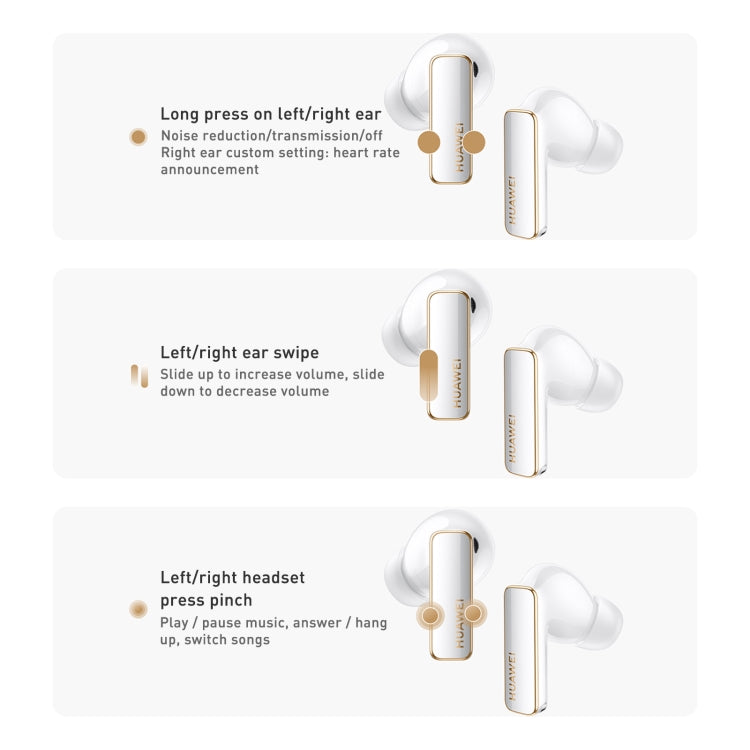 HUAWEI FreeBuds Pro 2 + TWS Extrasensory Perception Wireless Earphone Support Heart Rate & Body Temperature Monitoring(White) - Bluetooth Earphone by Huawei | Online Shopping South Africa | PMC Jewellery | Buy Now Pay Later Mobicred