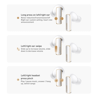 HUAWEI FreeBuds Pro 2 + TWS Extrasensory Perception Wireless Earphone Support Heart Rate & Body Temperature Monitoring(White) - Bluetooth Earphone by Huawei | Online Shopping South Africa | PMC Jewellery | Buy Now Pay Later Mobicred