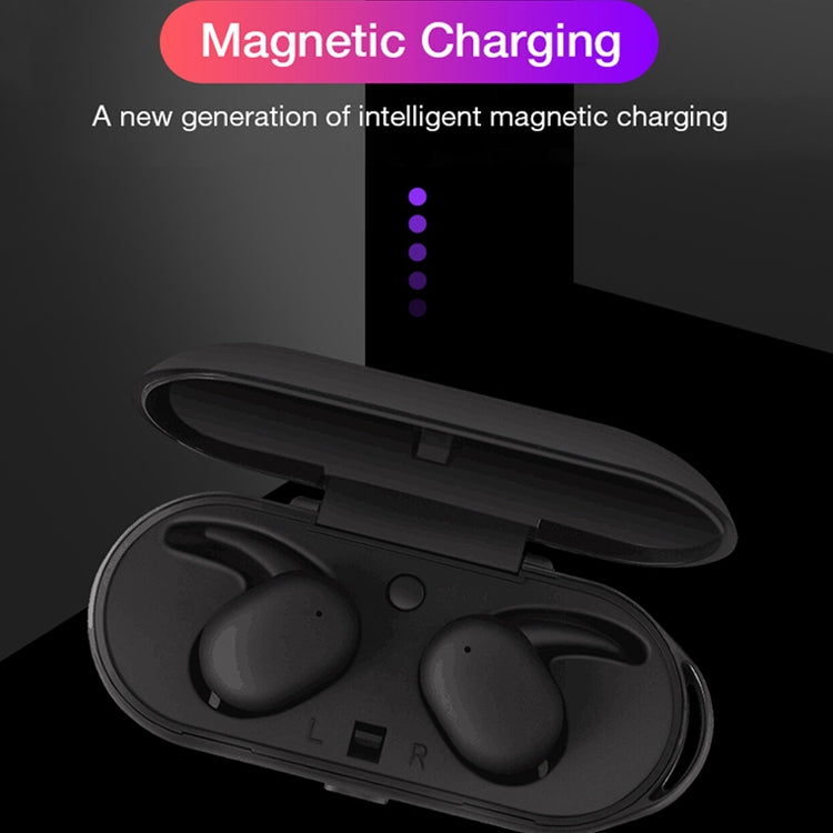 DT-7 IPX Waterproof Bluetooth 5.0 Wireless Bluetooth Earphone with 300mAh Magnetic Charging Box, Support Call(Pink) - Bluetooth Earphone by PMC Jewellery | Online Shopping South Africa | PMC Jewellery