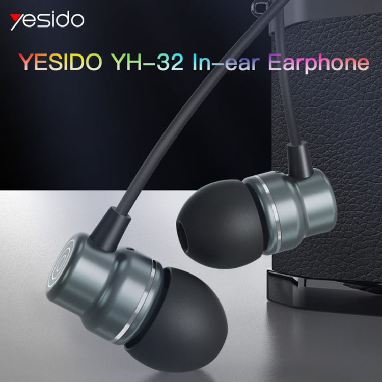 Yesido YH32 3.5mm In-Ear Wired Earphone, Length: 1.2m - In Ear Wired Earphone by Yesido | Online Shopping South Africa | PMC TechLife