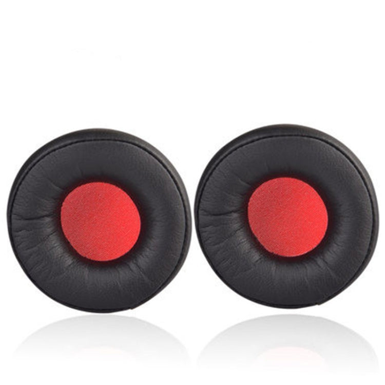 1 Pair Leather Sponge Protective Case for Jabra MOVE Headphone(Black Red) - Earmuff & Pad by PMC Jewellery | Online Shopping South Africa | PMC Jewellery