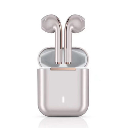 J18 Bluetooth 5.0 TWS Wireless Binaural Bluetooth Earphone with Charging Box(Rose Gold) - TWS Earphone by PMC Jewellery | Online Shopping South Africa | PMC Jewellery