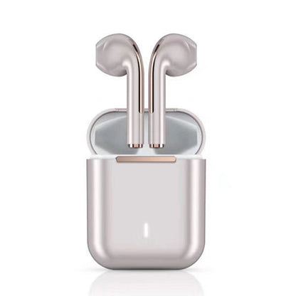 J18 Bluetooth 5.0 TWS Wireless Binaural Bluetooth Earphone with Charging Box(Rose Gold) - TWS Earphone by PMC Jewellery | Online Shopping South Africa | PMC Jewellery