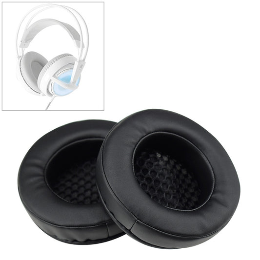 2 PCS For XIBERIA V2 / V5 / X10 / X12 Thicken Headphone Cushion Sponge Cover Earmuffs Replacement Earpads(Black) - Earmuff & Pad by PMC Jewellery | Online Shopping South Africa | PMC Jewellery