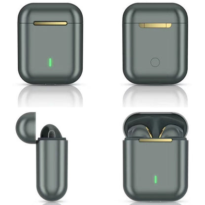 T&G J18 Bluetooth 5.1 TWS Wireless Binaural Bluetooth Earphone with Charging Box (Green) - TWS Earphone by T&G | Online Shopping South Africa | PMC Jewellery | Buy Now Pay Later Mobicred