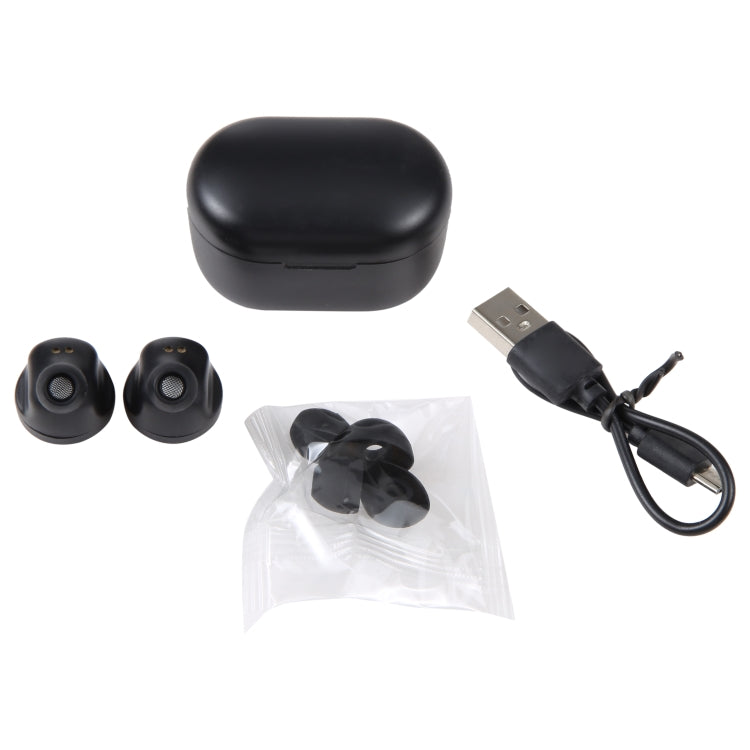 A6 Bluetooth 5.0 True Wireless Bluetooth Earphone with Charging Box(Black) - Bluetooth Earphone by PMC Jewellery | Online Shopping South Africa | PMC Jewellery