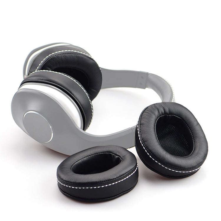 2 PCS For DENON AH-D600 / AH-D7100 Soft Sponge Earphone Protective Cover Earmuffs(Black White) - Earmuff & Pad by PMC TechLife | Online Shopping South Africa | PMC TechLife