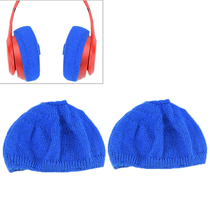 2 PCS Knitted Headphone Dustproof Protective Case for Beats Studio2(Blue) - Anti-dust & Ear Caps by PMC Jewellery | Online Shopping South Africa | PMC Jewellery