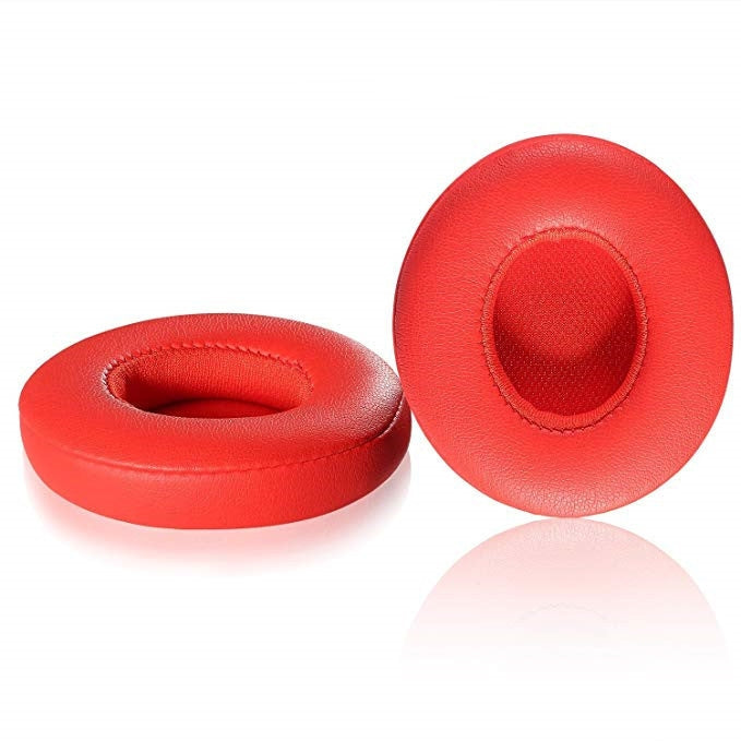 1 Pair Soft Sponge Earmuff Headphone Jacket for Beats Solo 2.0 / 3.0, Bluetooth Version(Red) - Earmuff & Pad by PMC TechLife | Online Shopping South Africa | PMC TechLife