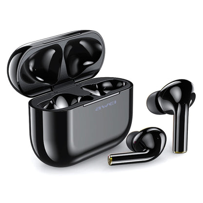 awei T29 Bluetooth V5.0 TWS True Wireless Sports Headset with Charging Case(Black) - TWS Earphone by awei | Online Shopping South Africa | PMC Jewellery | Buy Now Pay Later Mobicred