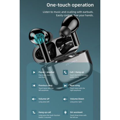 awei T29 Bluetooth V5.0 TWS True Wireless Sports Headset with Charging Case(Black) - TWS Earphone by awei | Online Shopping South Africa | PMC Jewellery | Buy Now Pay Later Mobicred