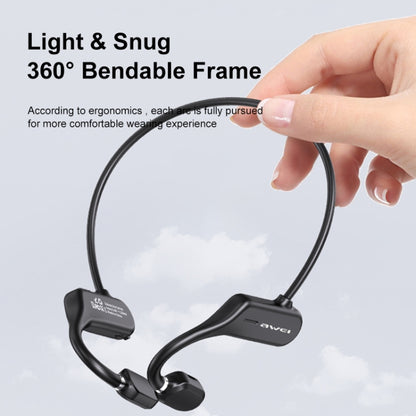 awei A889BL Air Conduction Sports Bluetooth 5.0 Wireless Headset - Bluetooth Earphone by awei | Online Shopping South Africa | PMC Jewellery | Buy Now Pay Later Mobicred