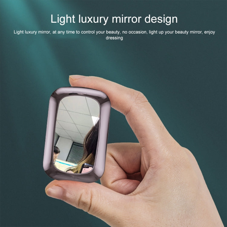 M23 Little Devil Pattern Intelligent Noise Reduction Touch Bluetooth Earphone with Three-screen Battery Display & Mirror Charging Box, Support HD Call & Siri (Black) - Bluetooth Earphone by PMC TechLife | Online Shopping South Africa | PMC TechLife