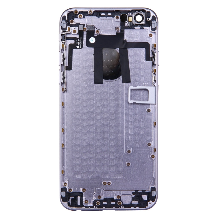 Full Housing Back Cover with Power Button & Volume Button Flex Cable for iPhone 6(Grey) - free shipping - PMC TechLife - Order now!