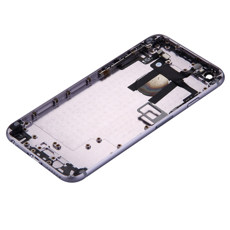 Full Housing Back Cover with Power Button & Volume Button Flex Cable for iPhone 6(Grey) - free shipping - PMC TechLife - Order now!