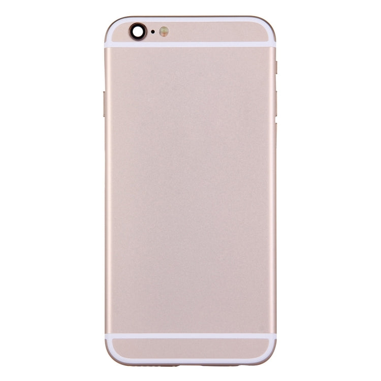 Full Housing Back Cover with Power Button & Volume Button Flex Cable for iPhone 6(Gold) - free shipping - PMC TechLife - Order now!