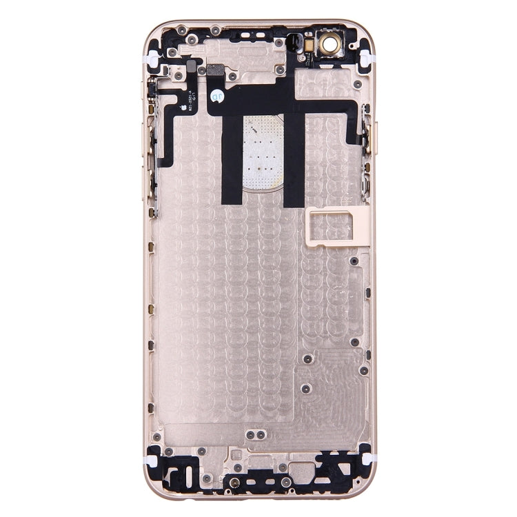 Full Housing Back Cover with Power Button & Volume Button Flex Cable for iPhone 6(Gold) - free shipping - PMC TechLife - Order now!