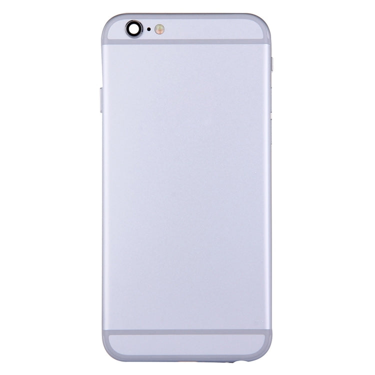 Full Housing Back Cover with Power Button & Volume Button Flex Cable for iPhone 6(Silver) - iPhone 6/6 Plus Parts by PMC TechLife | Online Shopping South Africa | PMC TechLife