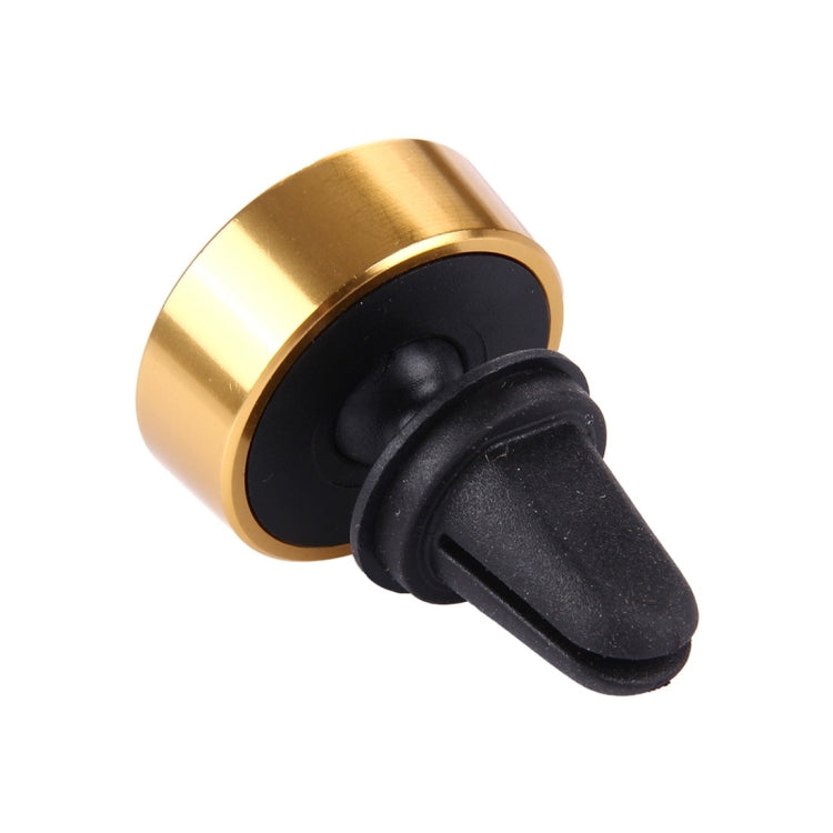 Car Magnetic Air Vent Mount Dock Holder with Quick-snap, For iPhone, Galaxy, Huawei, Xiaomi, LG, HTC and other Smartphones(Gold) - Car Holders by PMC Jewellery | Online Shopping South Africa | PMC Jewellery