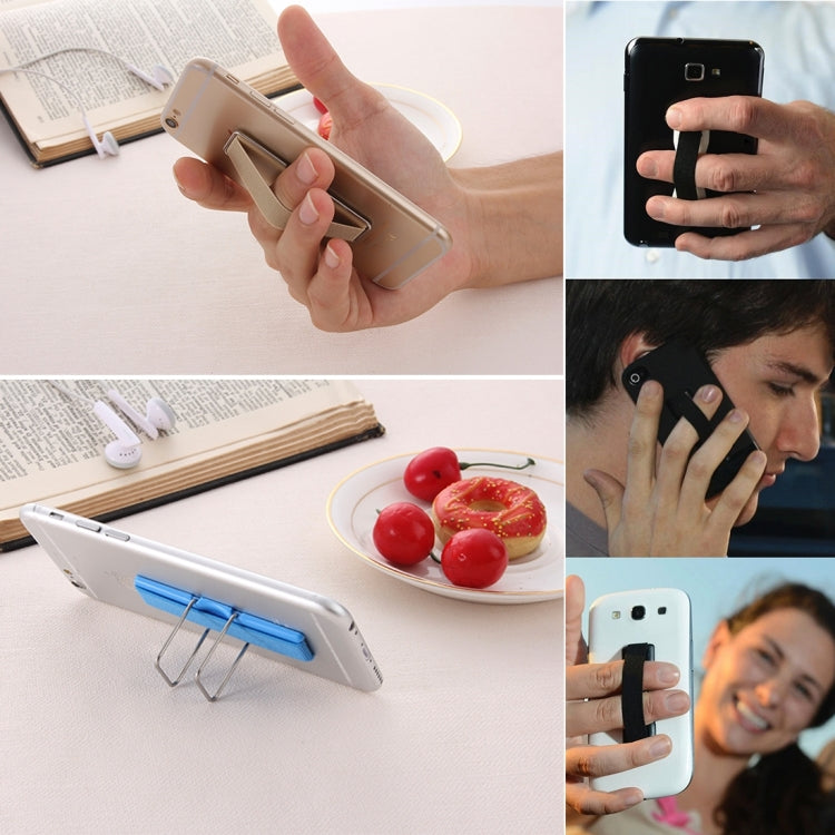 2 in 1 Adjustable Universal Mini Adhesive Holder Stand + Slim Finger Grip, Size: 7.3 x 2.2 x 0.3 cm(Black) - free shipping - PMC TechLife - Order now!