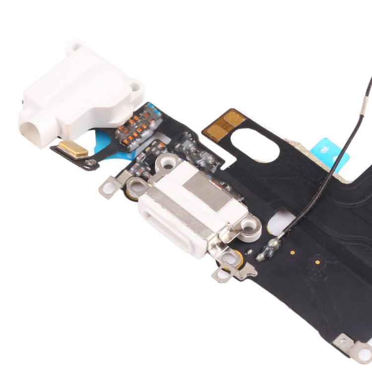 Original Charging Port Flex Cable for iPhone 6 (White) - free shipping - PMC TechLife - Order now!