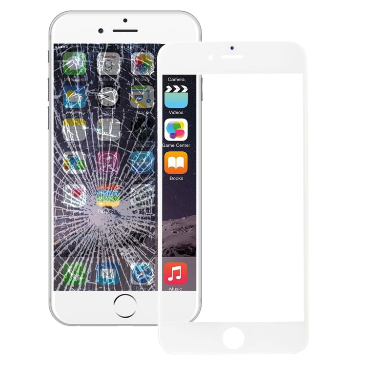 Front Screen Outer Glass Lens with Front LCD Screen Bezel Frame & OCA Optically Clear Adhesive for iPhone 6(White) - free shipping - PMC TechLife - Order now!