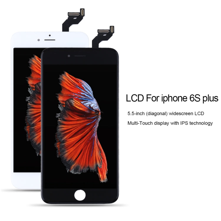 Original LCD Screen for iPhone 6S Plus with Digitizer Full Assembly (White) - free shipping - PMC TechLife - Order now!