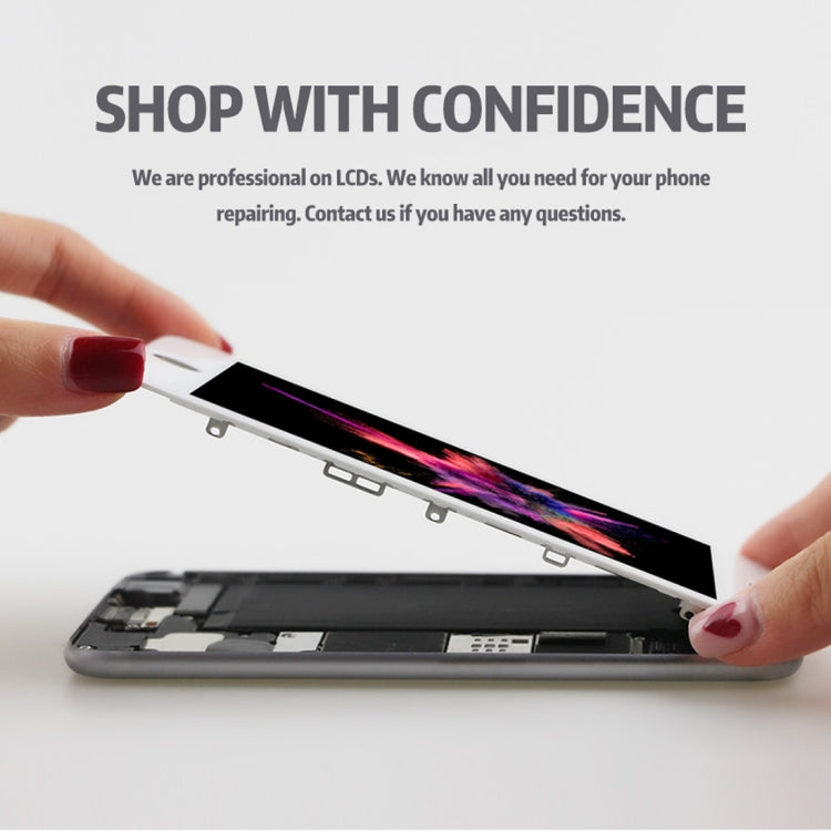 Original LCD Screen for iPhone 6 Plus Digitizer Full Assembly (White) - free shipping - PMC TechLife - Order now!