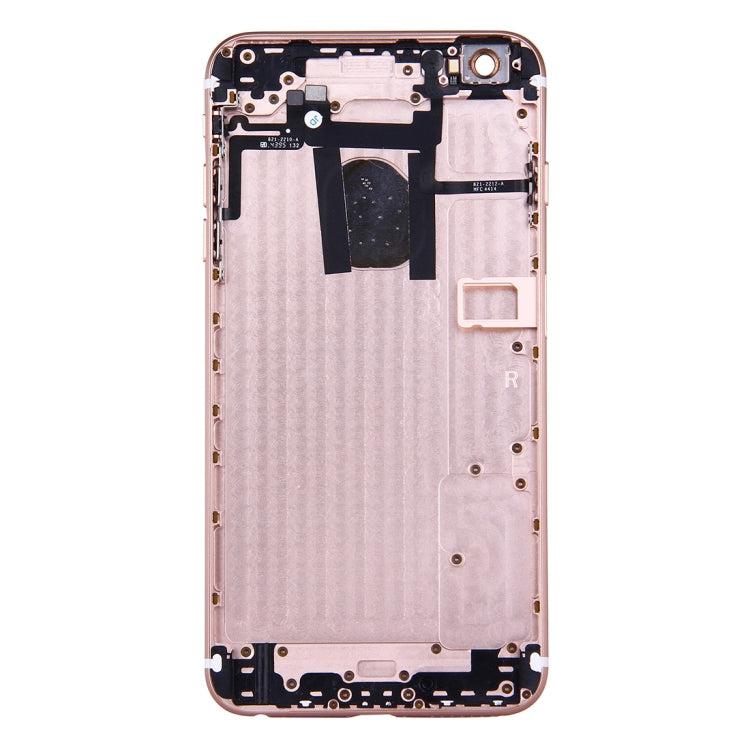 Full Housing Back Cover with Power Button & Volume Button Flex Cable for iPhone 6 Plus(Rose Gold) - iPhone 6/6 Plus Parts by PMC TechLife | Online Shopping South Africa | PMC TechLife