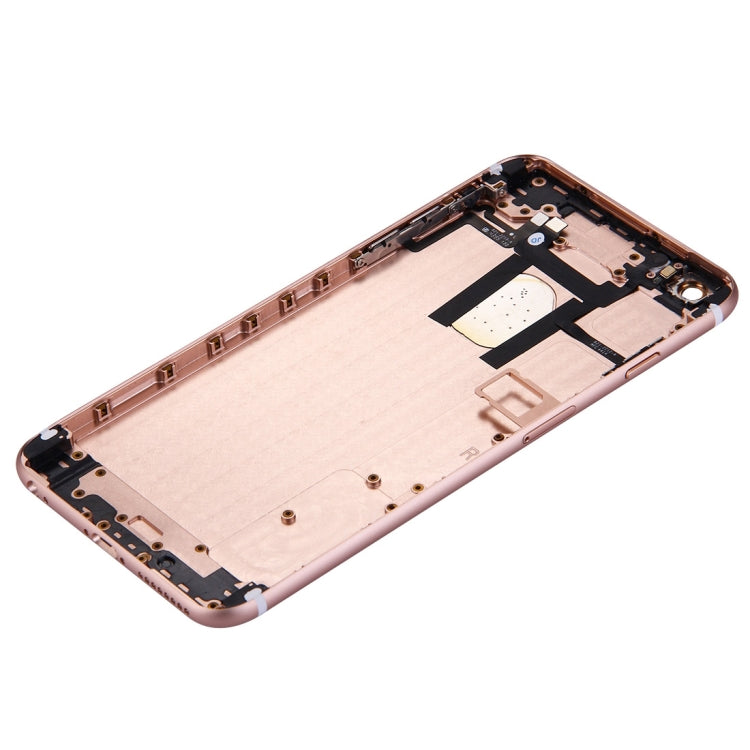 Full Housing Back Cover with Power Button & Volume Button Flex Cable for iPhone 6 Plus(Rose Gold) - iPhone 6/6 Plus Parts by PMC TechLife | Online Shopping South Africa | PMC TechLife